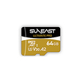 旭東エレクトロニクス SUNEAST ULTIMATE PRO microSDXC UHS-I カード 64GB V30 ゴールド SE-MSDU1064B18