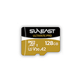 旭東エレクトロニクス SUNEAST ULTIMATE PRO microSDXC UHS-I カード 128GB V30 ゴールド SE-MSDU1128B1