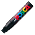 三菱鉛筆 水性マーカー ポスカ 極太角芯 黒 PC17K.24 1本