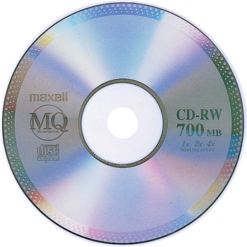 マクセル データ用CD-RW 700MB 4倍速 ブランドシルバー 5mmスリムケース CDRW80MQ.S1P5S 1パック(5枚)