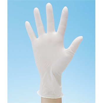 川西工業 ニトリル 使いきり極薄手袋 粉なし ホワイト SS #2039 1セット(2000枚:100枚×20箱)