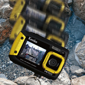 ケンコー・トキナー 防塵・防水・耐衝撃デジタルカメラ ブラック DSCPRO14 1台