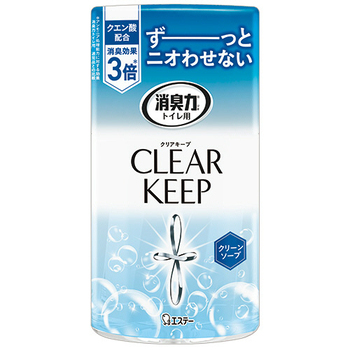 エステー トイレの消臭力 CLEAR KEEP クリーンソープ 400mL 1個