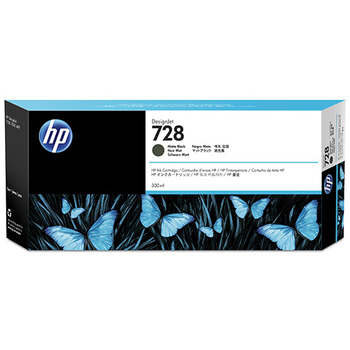 HP HP728 インクカートリッジ ブラック 300ml F9J68A 1個
