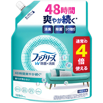 P&G ファブリーズ ダブル除菌 つめかえ用4回分 超BIG特大 1280mL 1個