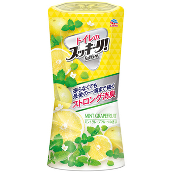 アース製薬 トイレのスッキーリ! ミントグレープフルーツ 400ml 1セット(3個)