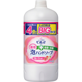 花王 ビオレu 薬用泡ハンドソープ フルーツの香り つめかえ用 800ml 1本