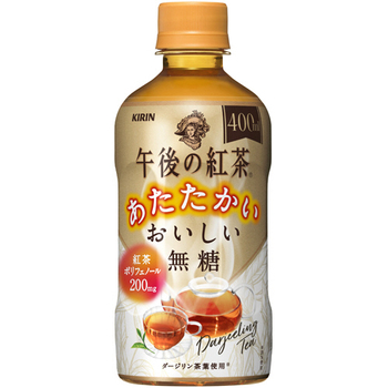 キリンビバレッジ ホット専用 午後の紅茶 あたたかいおいしい無糖 400ml ペットボトル 1ケース(24本)