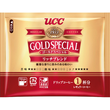 UCC ゴールドスペシャル ドリップコーヒー リッチブレンド 8g 1箱(25袋)