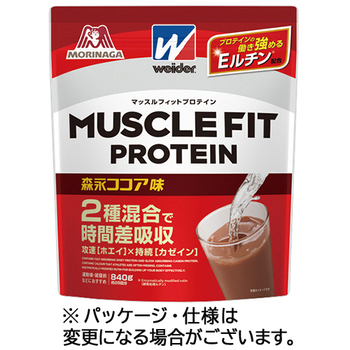 森永製菓 マッスルフィットプロテイン 森永ココア味 840g 1セット(2袋)