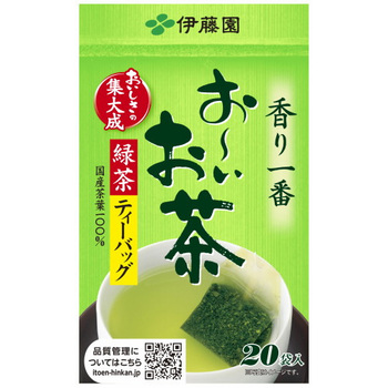 伊藤園 おーいお茶 緑茶ティーバッグ 2.0g 1セット(60バッグ:20バッグ×3箱)