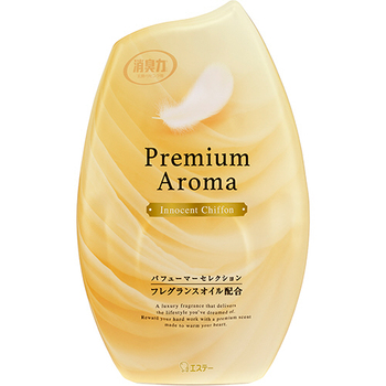 エステー お部屋の消臭力 Premium Aroma イノセントシフォン 400ml 1個