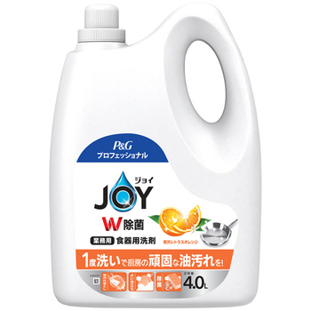 P&G ジョイ W除菌 コンパクト 贅沢シトラスオレンジ 業務用 4L 1本