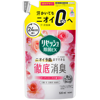 花王 リセッシュ 除菌EX ガーデンローズの香り つめかえ用 320ml 1個