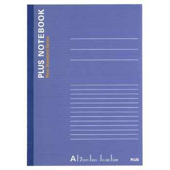 プラス ノートブック(カラーアソートパックノート) セミB5 A罫7mm 30行 30枚 5色 NO-003AS-10CP 1パック(10冊:各色2冊)