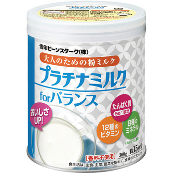 雪印ビーンスターク プラチナミルク forバランス やさしいミルク味 300g 1缶