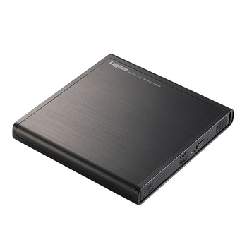 ロジテック USB2.0読込専用ポータブル DVD-ROMドライブ ブラック LDV-PMH8U2NBK 1台