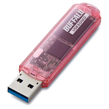 バッファロー USB3.0対応 USBメモリー スタンダードモデル 8GB ピンク RUF3-C8GA-PK 1個