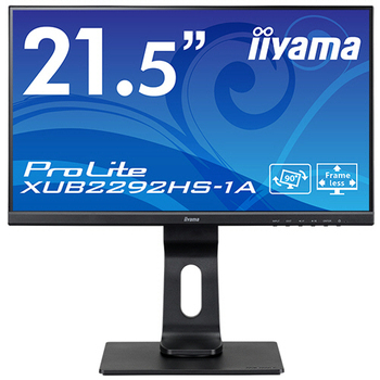 iiyama ProLite 21.5型ワイド液晶ディスプレイ(昇降回転付) ブラック XUB2292HS-B1A 1台