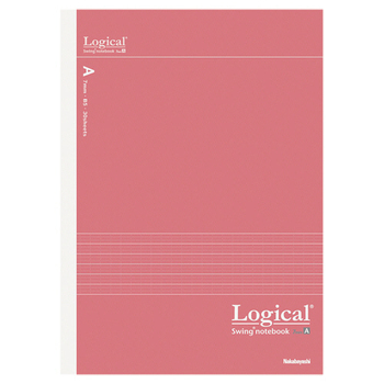 ナカバヤシ スイング・ロジカル抗菌表紙ノート セミB5 A罫 30枚 キュートカラー NB508A-3P 1パック(3冊)