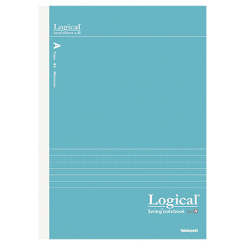 ナカバヤシ スイング・ロジカル抗菌表紙ノート セミB5 A罫 30枚 キュートカラー NB508A-3P 1パック(3冊)