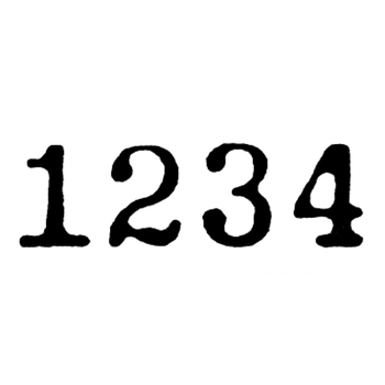 マックス ナンバリング 4桁4様式 C字体 NR-404 1個