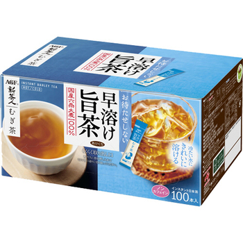 味の素AGF 新茶人 早溶け旨茶 むぎ茶スティック 1セット(300本:100本×3箱)