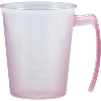 小森樹脂 手付スタッキングコップ ピンク 1個