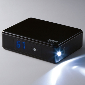 サンワサプライ モバイルバッテリー デジタル電池残量表示 5200mAh ブラック BTL-RDC9BKN 1個