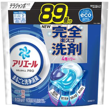 P&G アリエール ジェルボールプロ つめかえ用 テラジャンボ 1パック(89個)