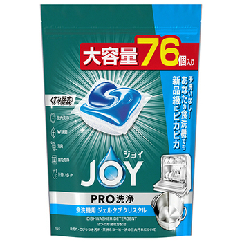 P&G ジョイ ジェルタブPRO クリスタル 食洗機用洗剤 1パック(76個)
