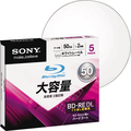 ソニー データ用BD-RE DL 50GB 1-2倍速 ホワイトワイドプリンタブル 5mmスリムケース 5BNE2DCPS2 1パック(5枚)