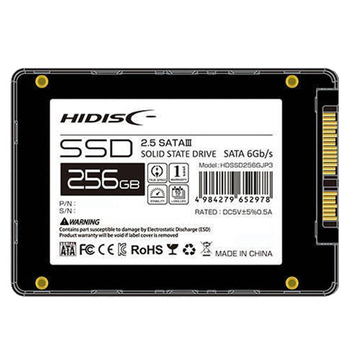 ハイディスク 2.5インチ SATA接続 内蔵SSD 256GB HDSSD256GJP3 1台