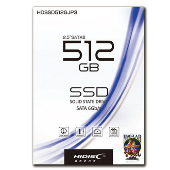 ハイディスク 2.5インチ SATA接続 内蔵SSD 512GB HDSSD512GJP3 1台