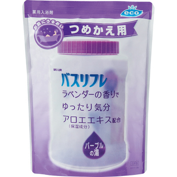 ライオンケミカル 薬用入浴剤 バスリフレ ラベンダーの香り 詰替用 540g 1パック