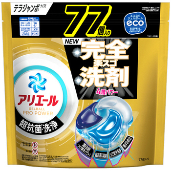 P&G アリエール ジェルボールプロ パワー つめかえ用 テラジャンボ 1パック(77個)