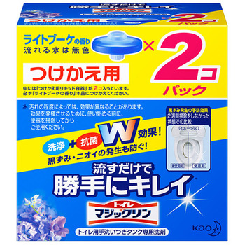 花王 トイレマジックリン 流すだけで勝手にキレイ ライトブーケの香り つけかえ用 80g 1セット(2個)