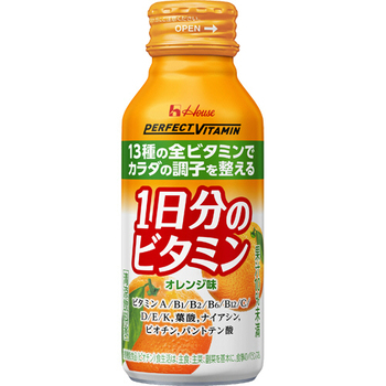ハウスウェルネスフーズ 1日分のビタミン オレンジ味 120ml 1ケース(30本)