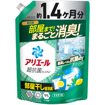 P&G アリエール ジェル 部屋干しプラス つめかえ用 超ジャンボサイズ 1000g 1パック