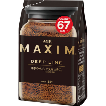 味の素AGF マキシム インスタントコーヒー ディープライン 135g 1袋