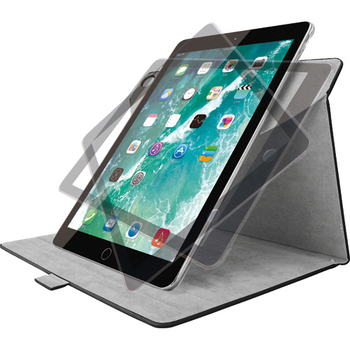 エレコム 10.2型iPad用ソフトレザーケース(360) ブラック TB-A19R360BK 1個