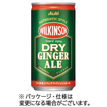 アサヒ飲料 ウィルキンソン ドライジンジャエール 190mL 缶 1ケース(30本)