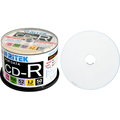 RiDATA データ用CD-R 700MB 1-52倍速 ホワイトワイドプリンタブル スピンドルケース CD-R700EXWP.50RT C 1パック(50枚)
