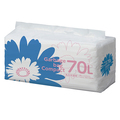 TANOSEE ゴミ袋 コンパクト 乳白半透明 70L 1セット(400枚:50枚×8パック)