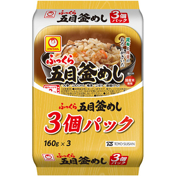 東洋水産 マルちゃん ふっくら五目釜めし 160g/個 1パック(3個)