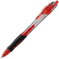 TANOSEE ノック式ゲルインクボールペン スリム 0.5mm 赤 1本