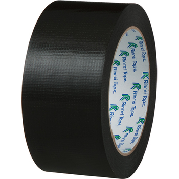 リンレイテープ PEワリフカラーテープ 50mm×25m 厚み約0.17mm 黒 674クロ 1巻