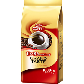 キーコーヒー グランドテイスト 甘い香りのモカブレンド 1000g(粉) 1袋