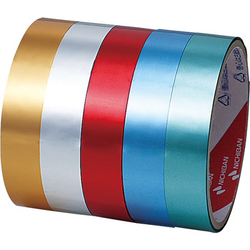ニチバン 装飾用テープ マイラップ 幅18mm×長さ8m 銀 MY-1810 1巻