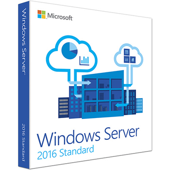 マイクロソフト Windows Server Standard 2016 64Bit DVD 10Client 1本